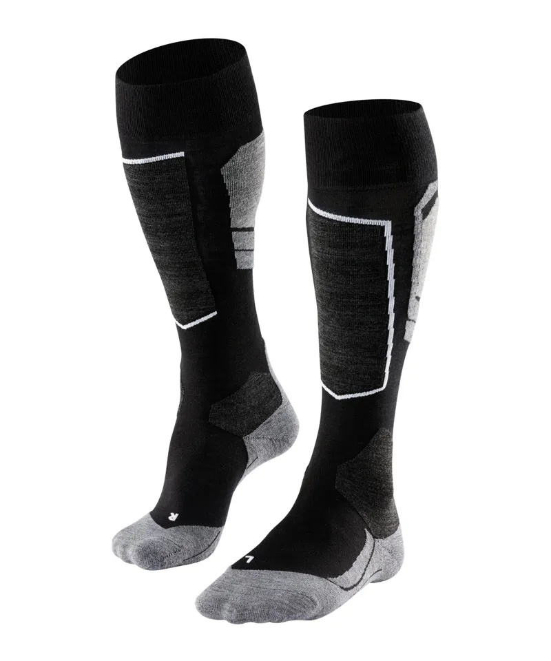 2026 Falke SK4 mens ski socks Black